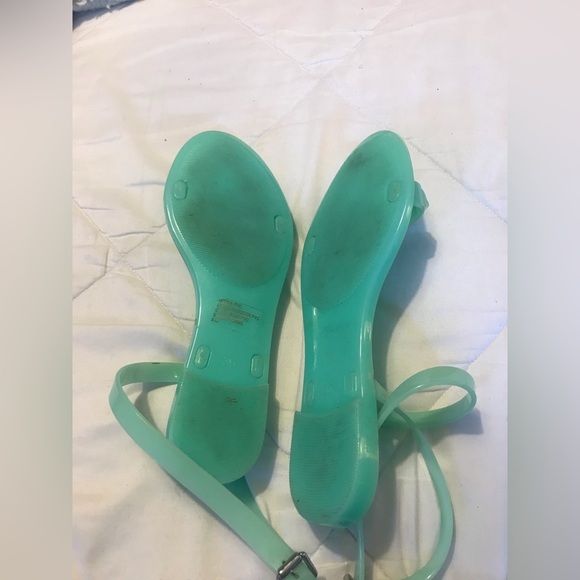 Banana Republic Wrap Around Ankle Jelly Sandals Size 6 - Picture 3 of 7